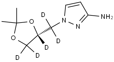 CAS#2730149-21-8|1-{[(4r) -dimethyl (^2H) -1،3-dioxolan-4-yl] (^2H) methyl} -1H-pyrazol-3-amine